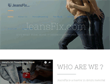 Tablet Screenshot of jeansfix.com